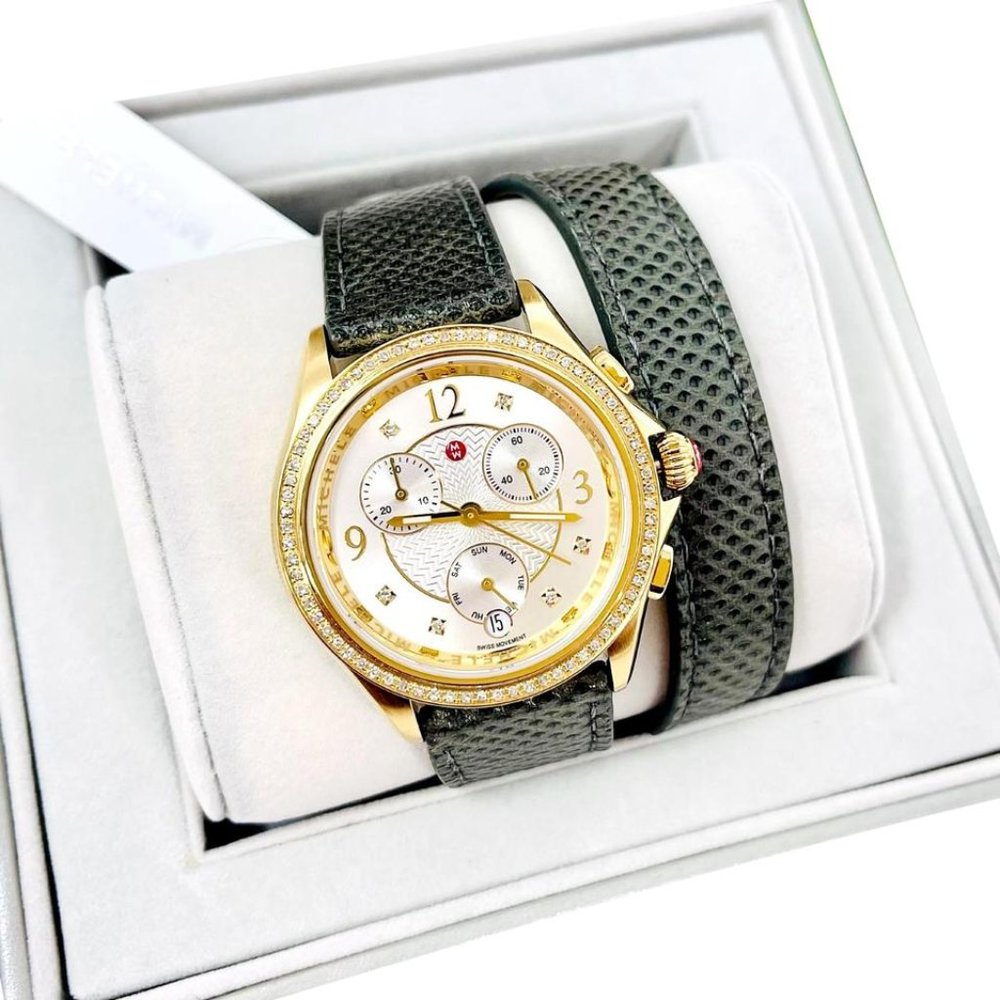 NWT MICHELE Belmore' Swiss Quartz Casual Watch